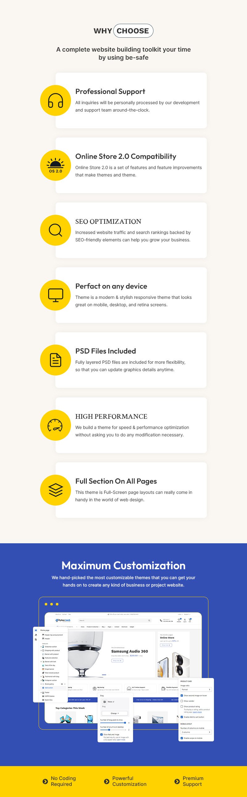 Cybertech - 电子和小工具大型商店多用途 Shopify 2.0 响应式主题