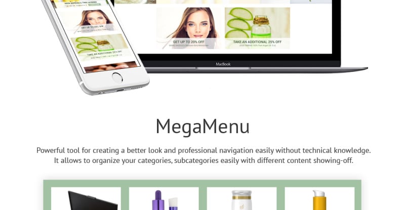 BeautyHouse-化妆品商店Shopify主题 #63389