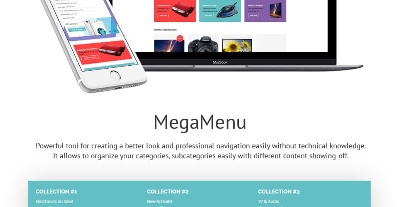 伊莱克斯-电子商店响应式Shopify主题 #63429