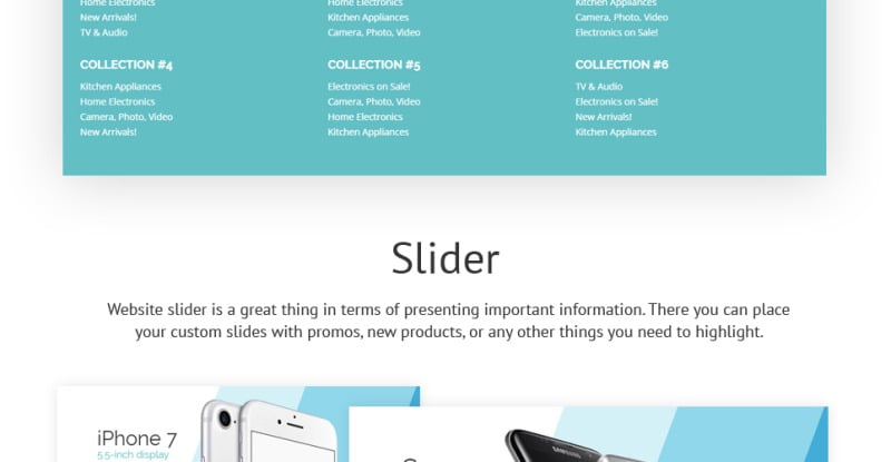 伊莱克斯-电子商店响应式Shopify主题 #63429
