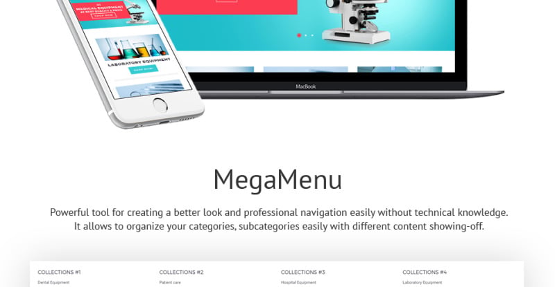 医疗设备响应式Shopify主题 #63801