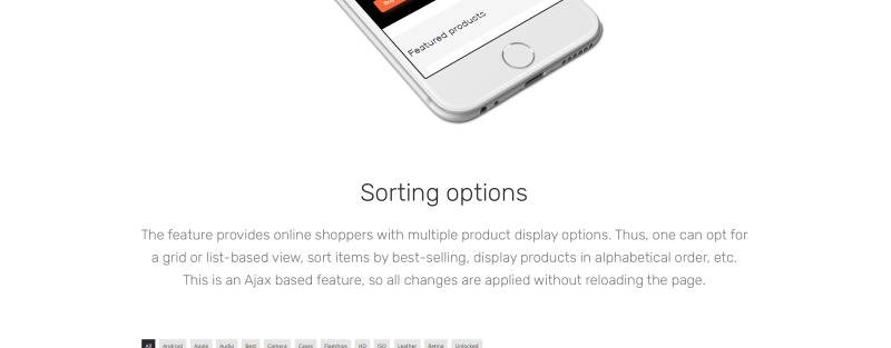 移动商店响应式Shopify主题 #63964