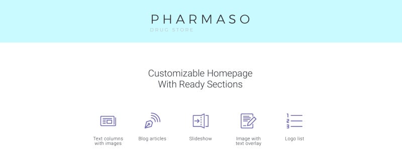 Pharmaso-药店Shopify主题 #63974