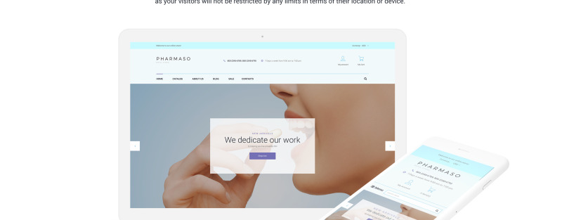 Pharmaso-药店Shopify主题 #63974