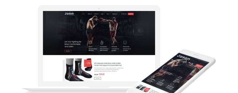 武术响应式Shopify主题 #64086