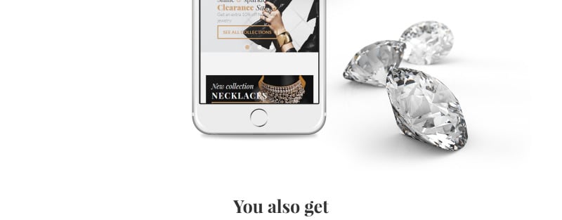 Jewelrix-响应式珠宝在线商店模板Shopify主题 #64465