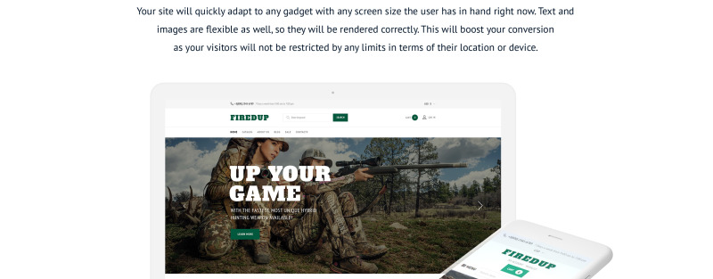 狩猎响应式Shopify主题 #64497