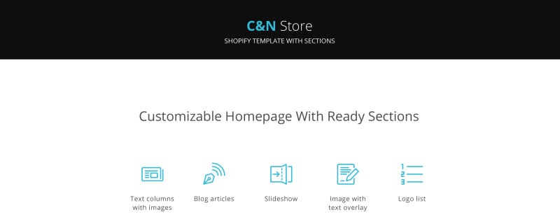 电子商店响应式Shopify主题 #64635