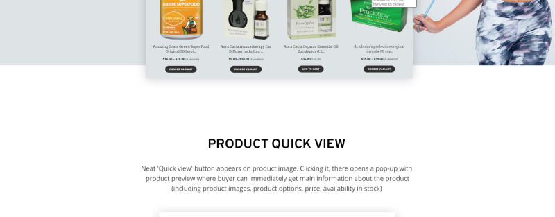 响应式营养商店 Shopify 主题 #64674