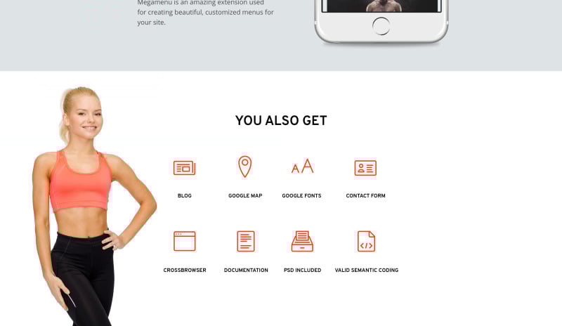 响应式营养商店 Shopify 主题 #64674