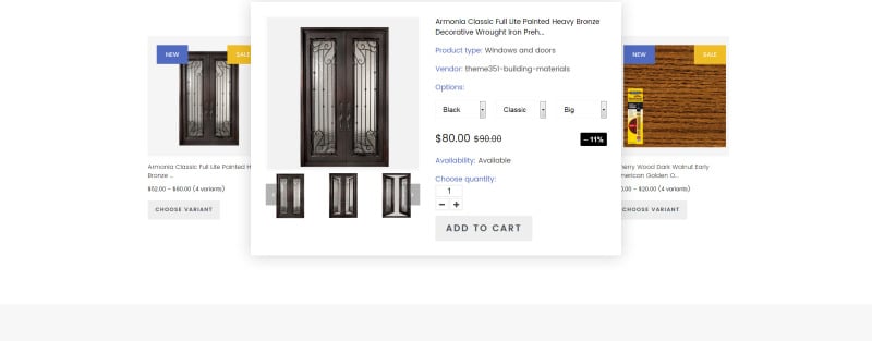 建材响应式Shopify主题 #64828