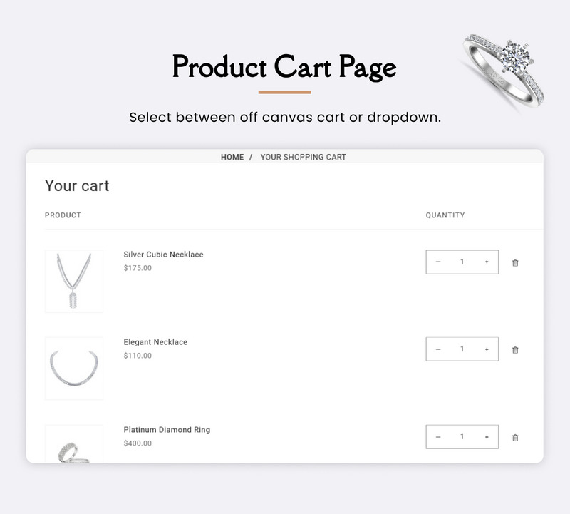 Juliya Mega Jewellery–珠宝手表–配饰 Shopify 2.0 高级响应式主题