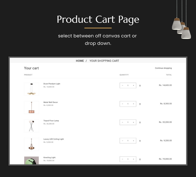 Luzones Lighting 现代 Shopify 2.0 超级商店