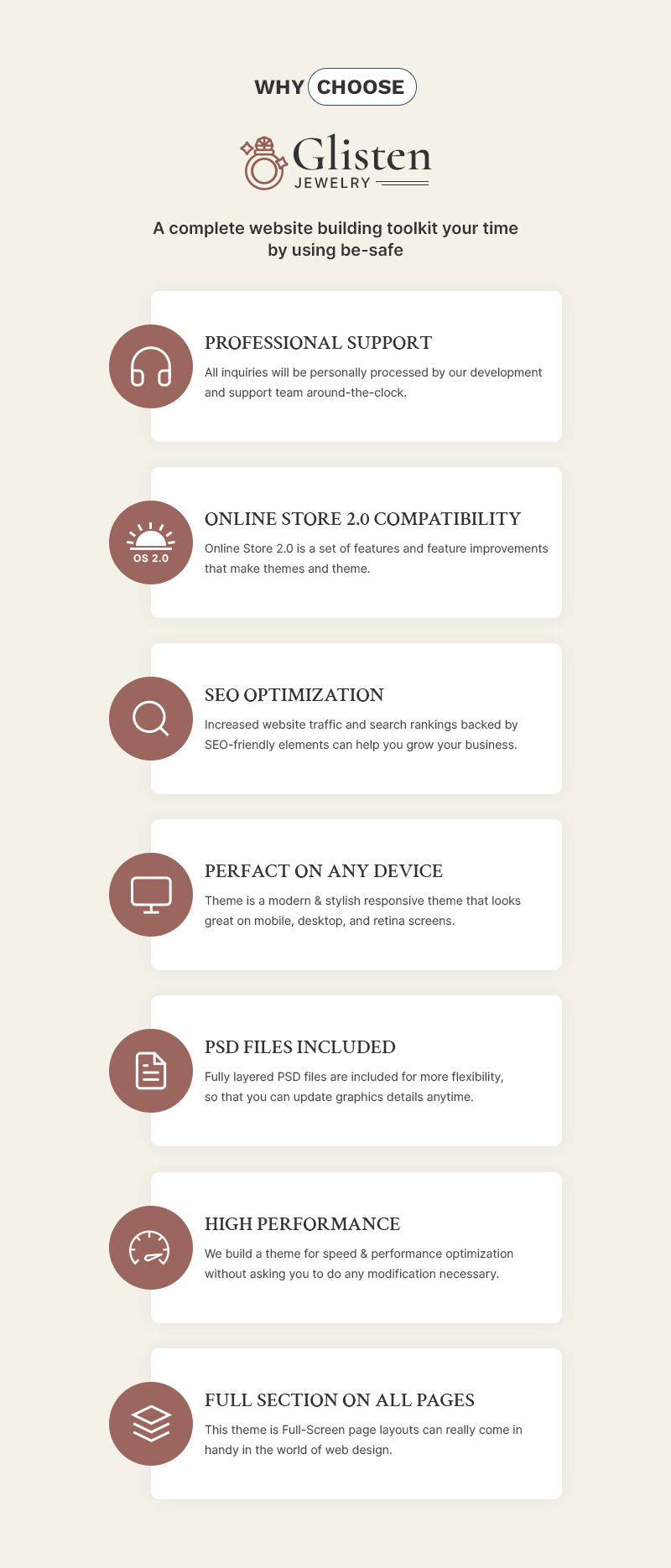 Glisten - 现代珠宝店 Shopify 2.0 响应式主题 #344053