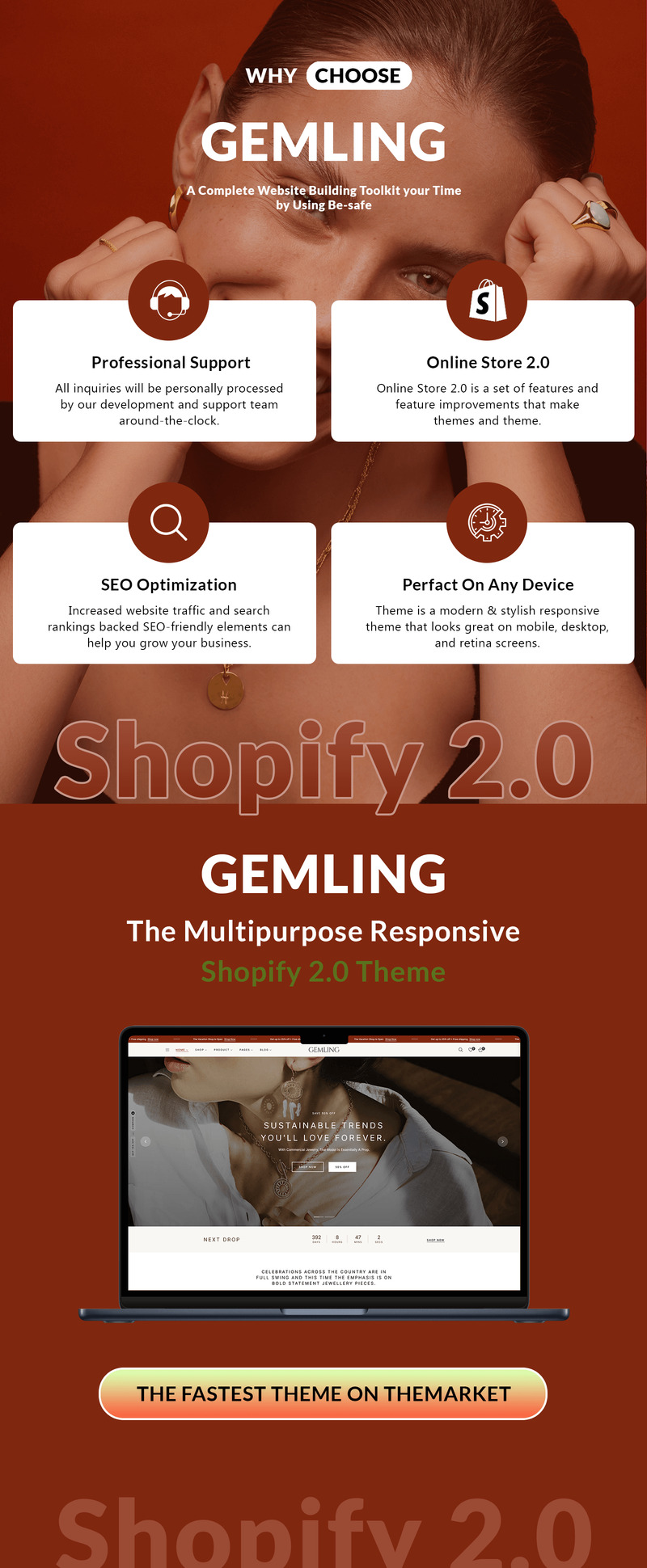Gemling-珠宝店 Shopify 主题 #413228