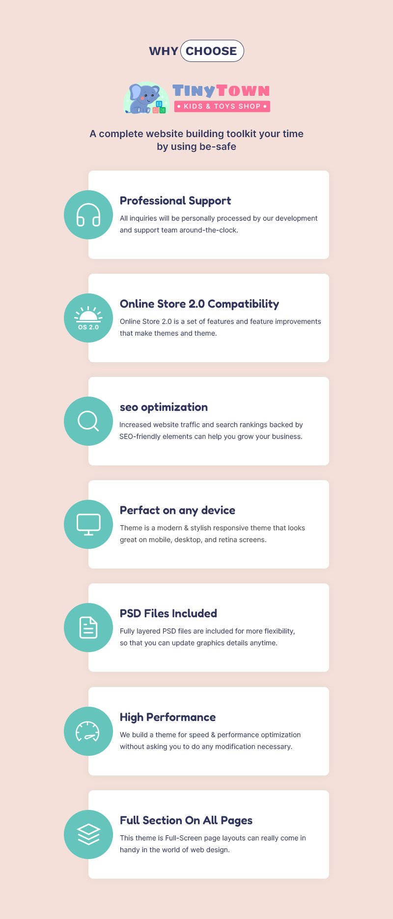 TinyTown - 儿童玩具和婴儿时装店多用途 Shopify 2.0 响应式主题