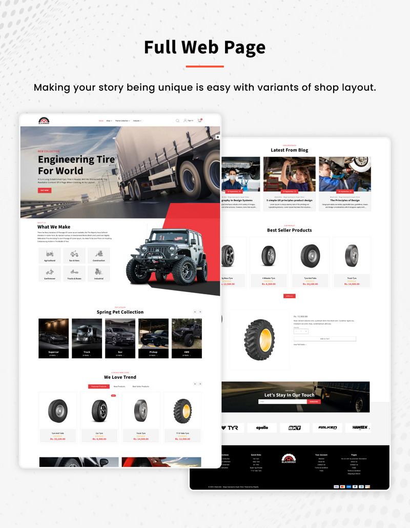 Blackrider - Mega Spareparts Shopify 2.0 主题