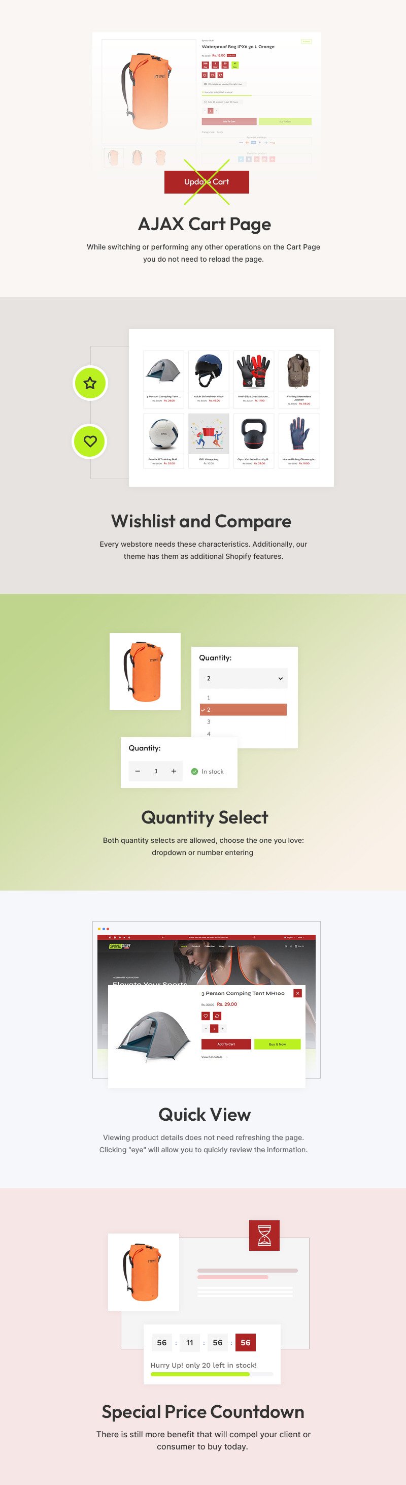 Sporto Stuff - 运动时尚和健身配件多用途 Shopify 2.0 响应式主题