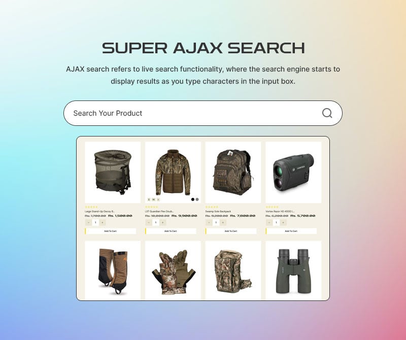 Hontor - 狩猎和户外枪支商店多用途 Shopify 2.0 响应式主题