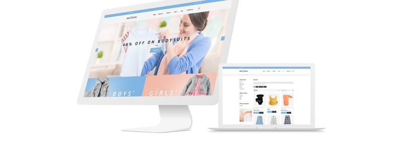 INFYNIC-平静的婴儿服装网上商店Shopify主题 #67441