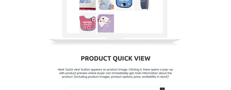 INFYNIC-平静的婴儿服装网上商店Shopify主题 #67441