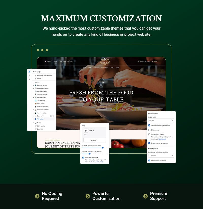 Bistro - 葡萄酒、咖啡和餐厅食品多用途 Shopify 2.0 响应式主题