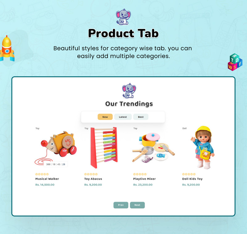 Kids Zone - Mega Toys and Fashion Shopify 2.0 Premium 响应式主题