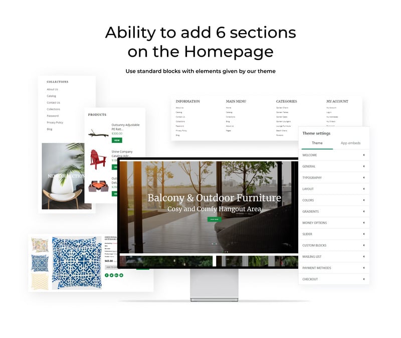 Gardiny-干净的现代Bootsify Shopify主题 #75471