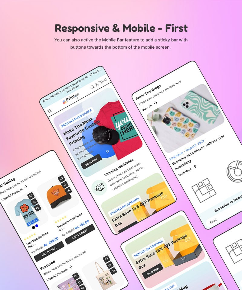 Printgo - T 恤打印时尚商店多用途 Shopify 2.0 响应式主题