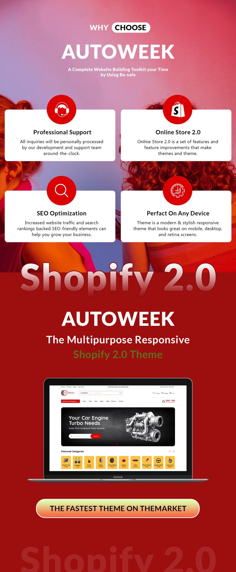 Autoweek - 汽车零部件 Shopify 主题 #404587