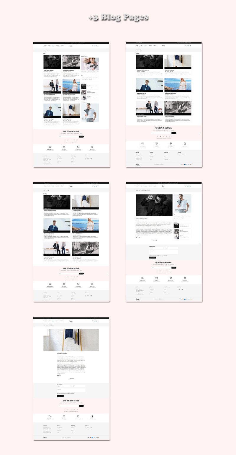 Her Fashion Store - 多用途响应式 Shopify 主题