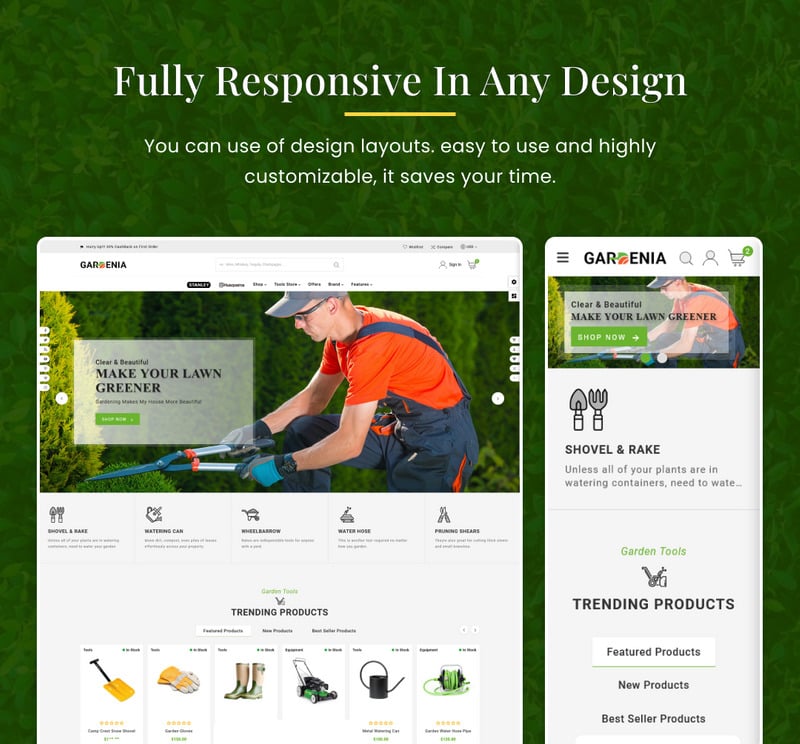 Gardenia - Mega Tools Plant Super Shopify 商店