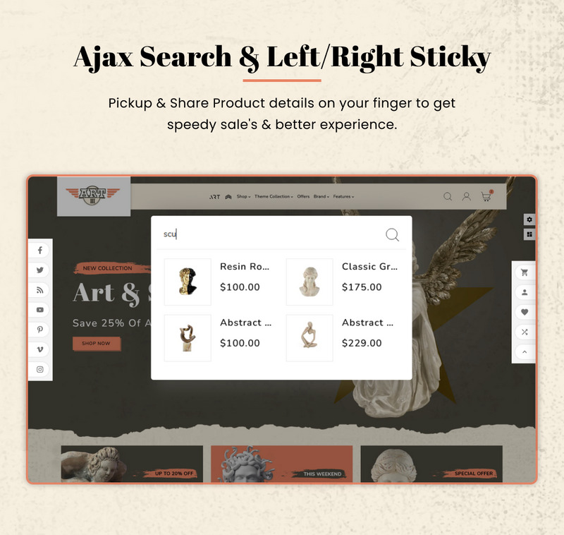 Artiii - Mega Art 响应式 Shopify 2.0 主题