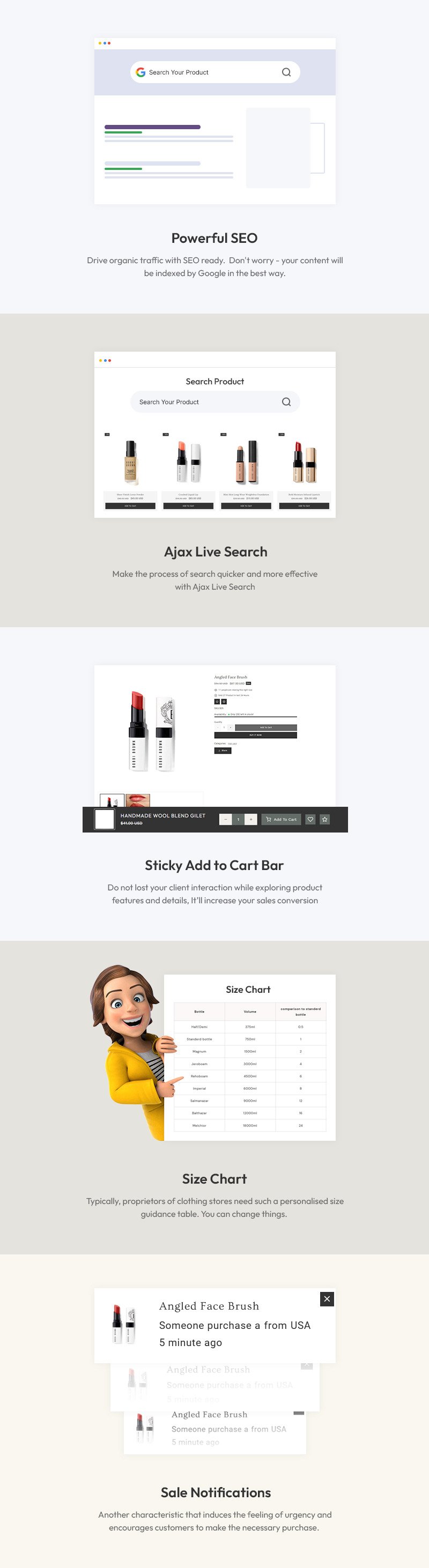 Beuberry - 美容、化妆品和护肤品商店多用途 Shopify 2.0 响应式主题