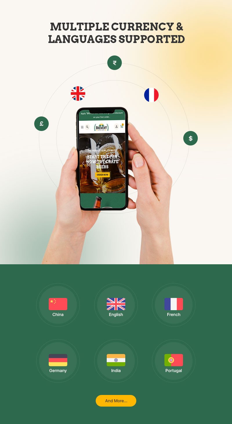 啤酒厂 - 酒精、啤酒和葡萄酒商店多功能 Shopify 2.0 响应式主题