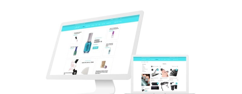 指甲艺术-简单的指甲美容在线商店Shopify主题 #73424