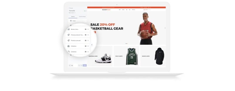BasketTeam Shopify主题 #73660