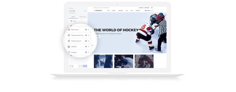 HockeyBull Shopify主题 #73679