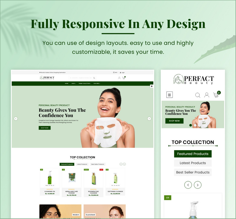 Perfect Beauty - Mega Beauty Shopify 2.0 高级响应主题