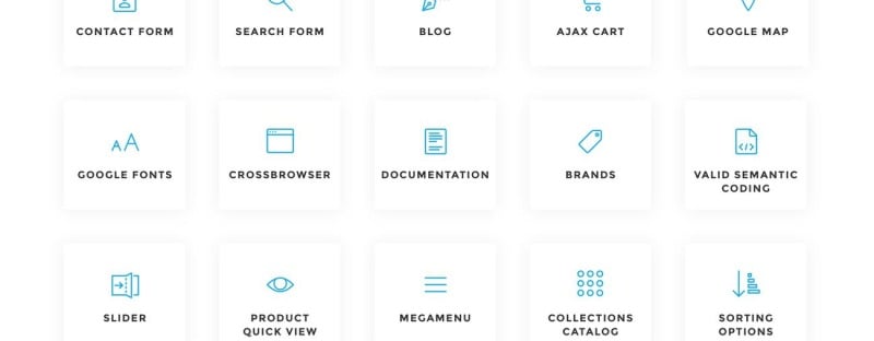 清新外观-隐形眼镜店Shopify主题 #74340
