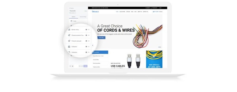 UCables-电线和电线店Shopify主题 #74453