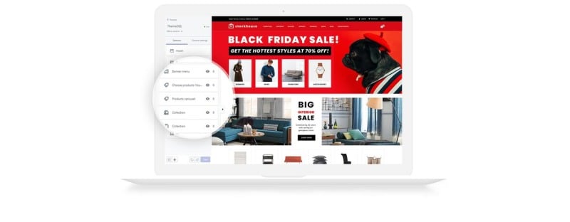 仓库-批发商店Shopify主题 #74540