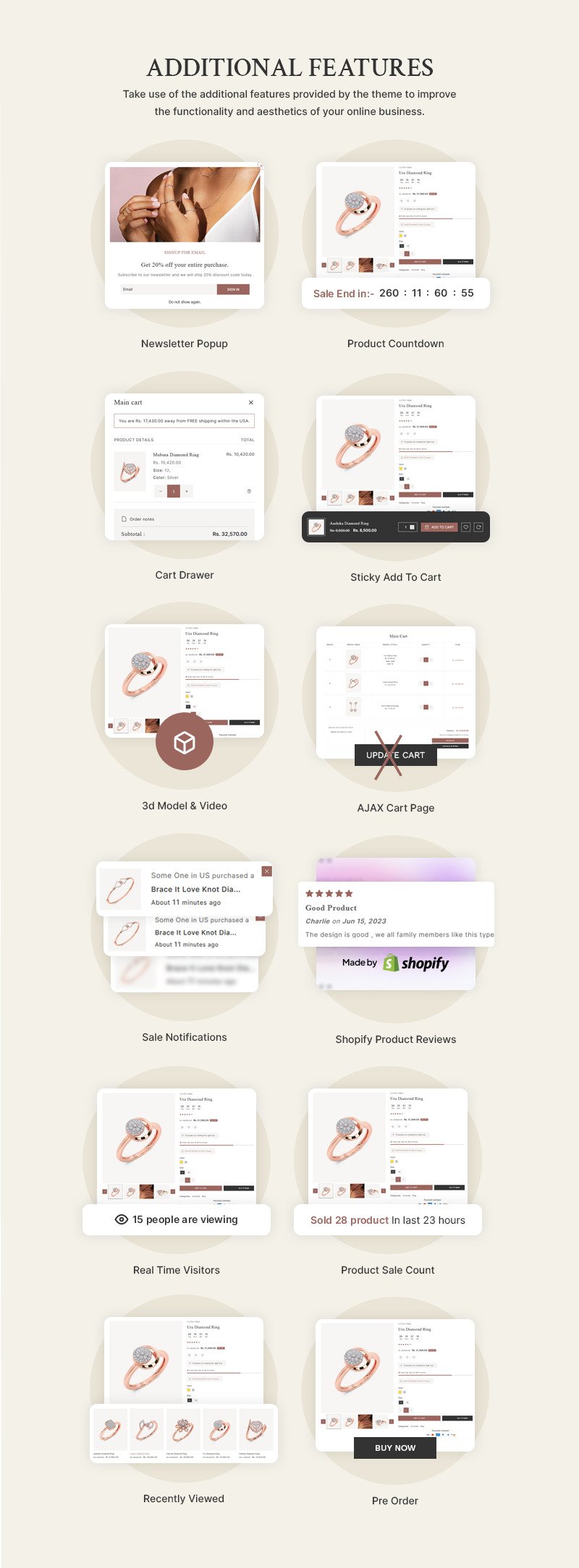 Glisten - 现代珠宝店 Shopify 2.0 响应式主题 #344053