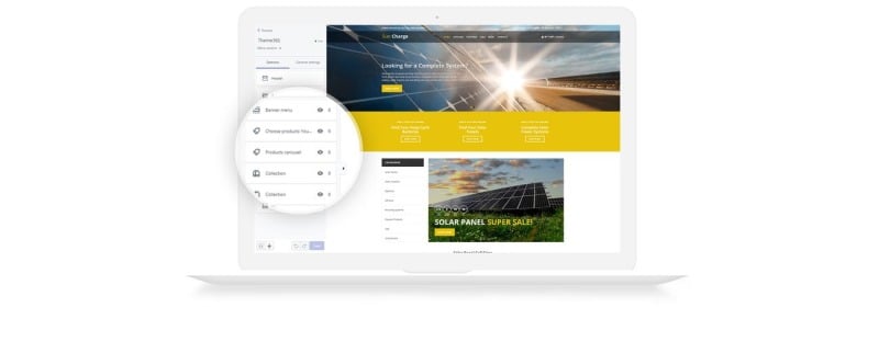 Sun Charge-工业多语言未来派Shopify主题 #76187