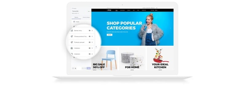 FaShop-批发商店即用型清洁Shopify主题 #76274