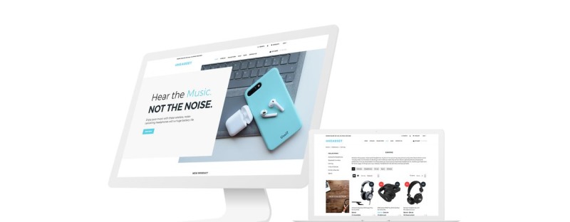 耳机-动态无瑕Bootstrap Shopify主题 #76443