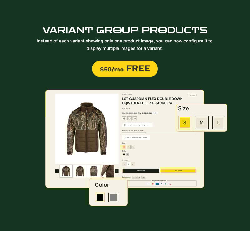 Hontor - 狩猎和户外枪支商店多用途 Shopify 2.0 响应式主题