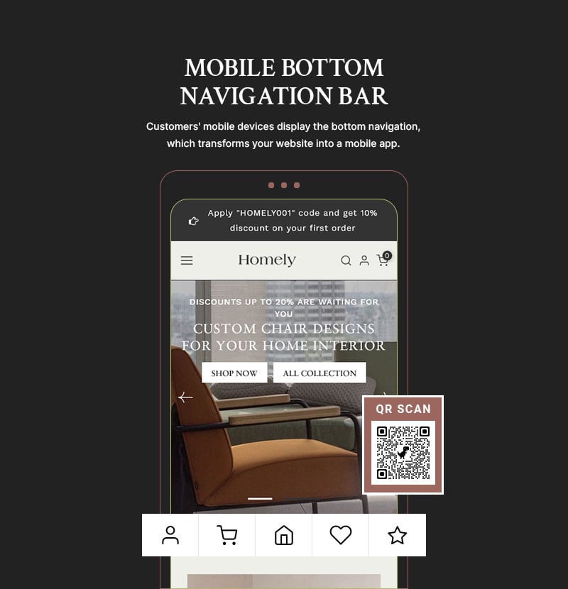 Homely - 现代家居家具和室内装饰店多用途 Shopify 2.0 响应式主题