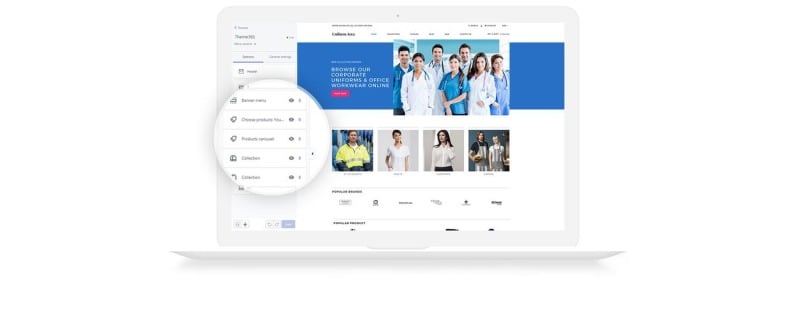 统一区域-多页清洁Shopify主题 #77269