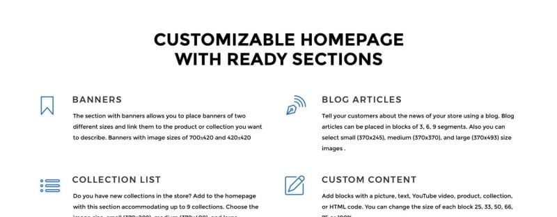 统一区域-多页清洁Shopify主题 #77269